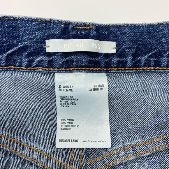 HELMUT LANG High Rise Straight Jeans - Picture 5 of 8